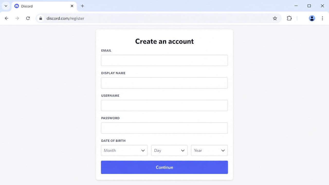 Pas 1: Deschide pagina Discord